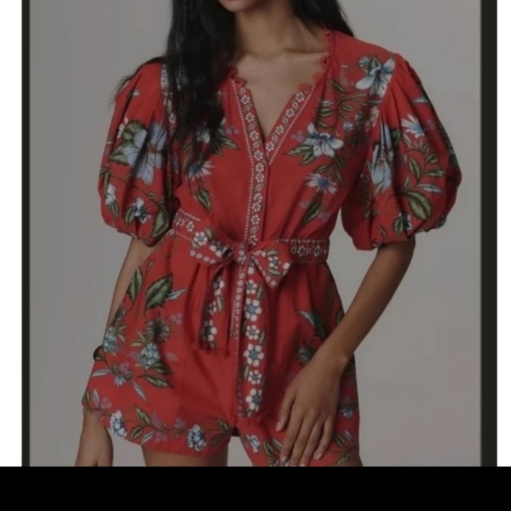 FARM Rio Red Romper - Picture 4 of 4